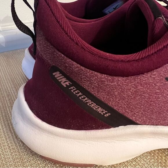 Nike Flex Experience 8 Running Shoes Burgundy Ash AJ5908-600 - Picture 4 of 12